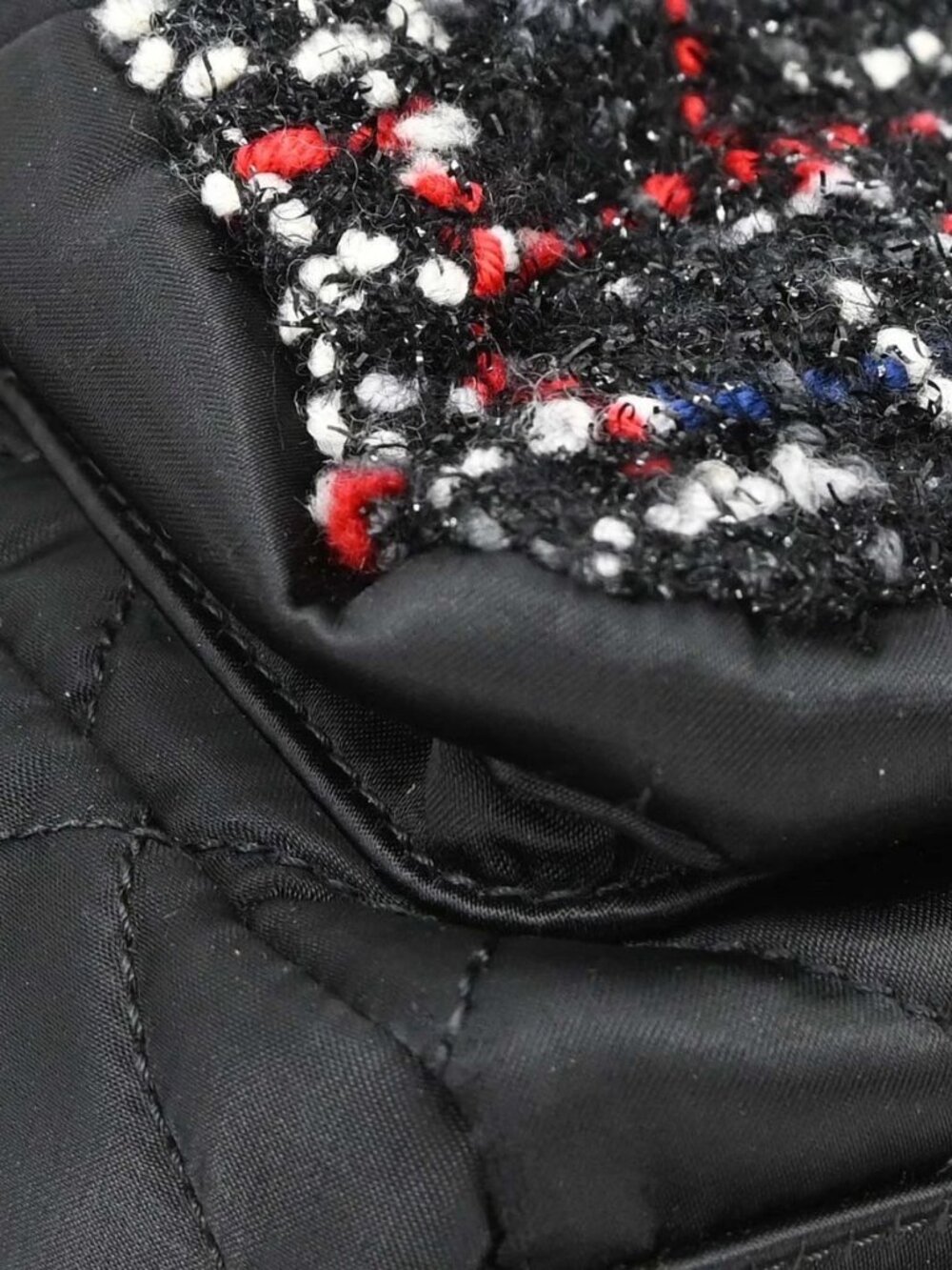 Chanel Black Tweed Nylon Backpack 197572 - Picture 4 of 16